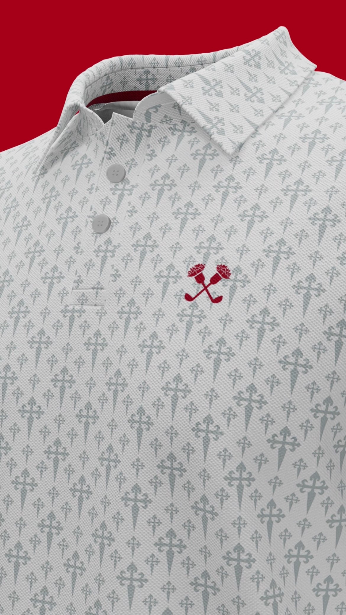Polo Cruz Santiago Blanco