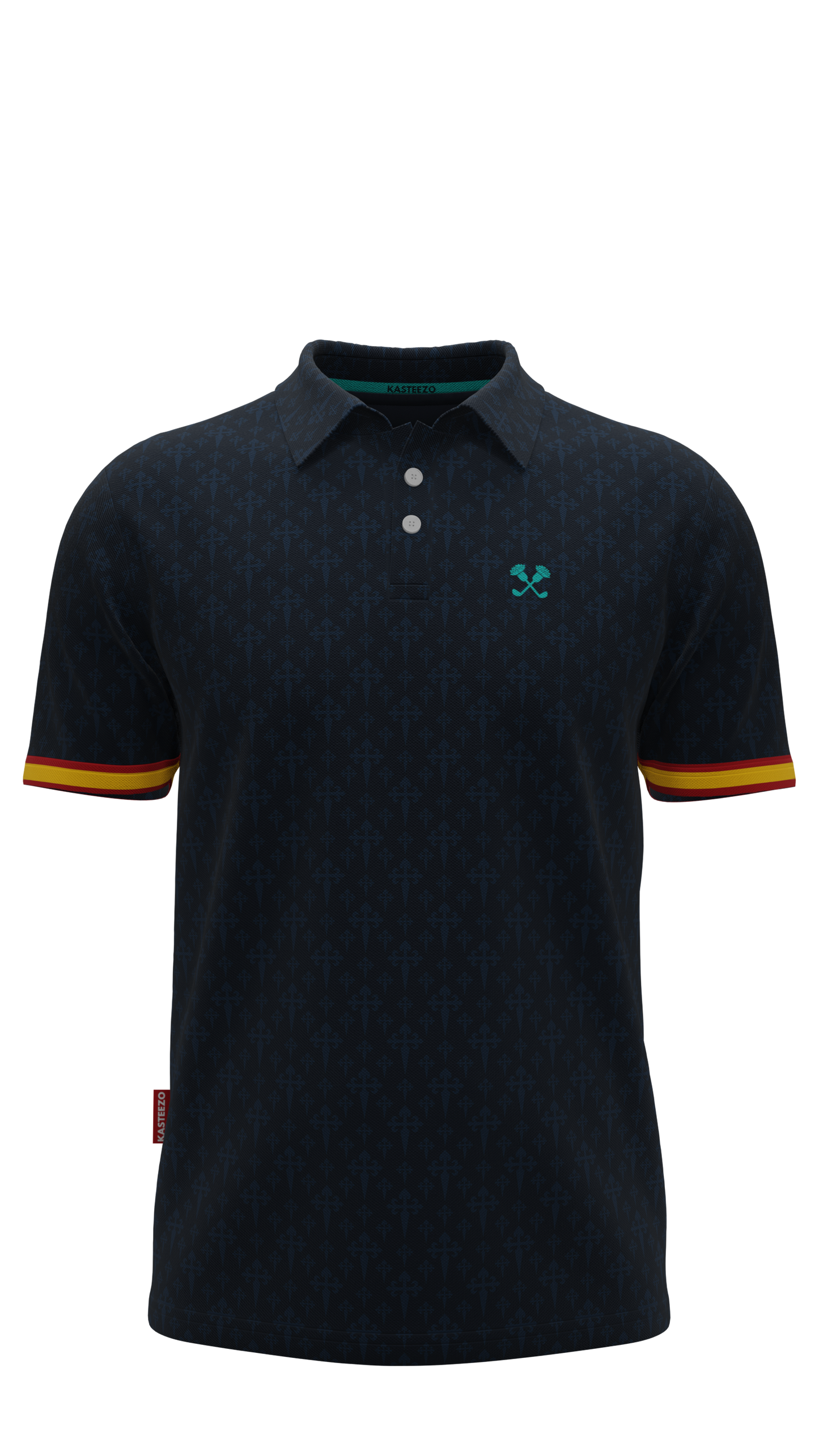 Polo Cruz Santiago blanco